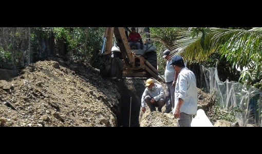 Inició ampliación de redes de agua y alcantarillado en Larama