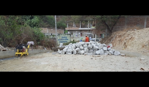 Adoquinados en María Auxiliadora en recta final