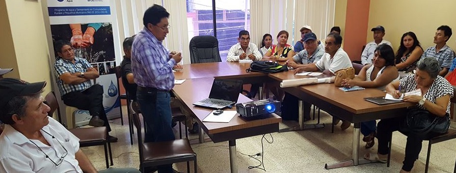 Continúa capacitacion a juntas de agua