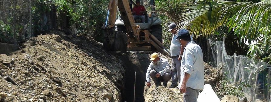 Inició ampliación de redes de agua y alcantarillado en Larama