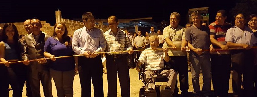 Se inauguró adoquinado en San Sebastián