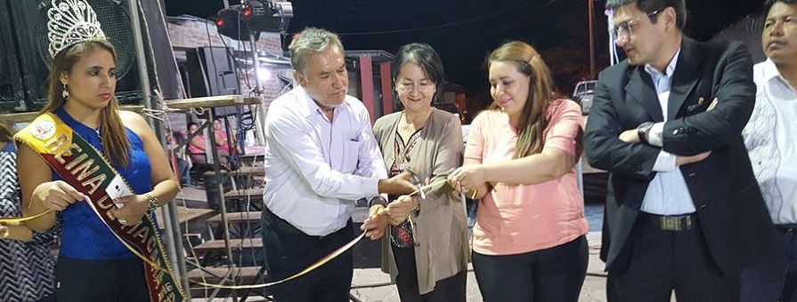 Inauguración de adoquinados en Barrio Bello Horizonte
